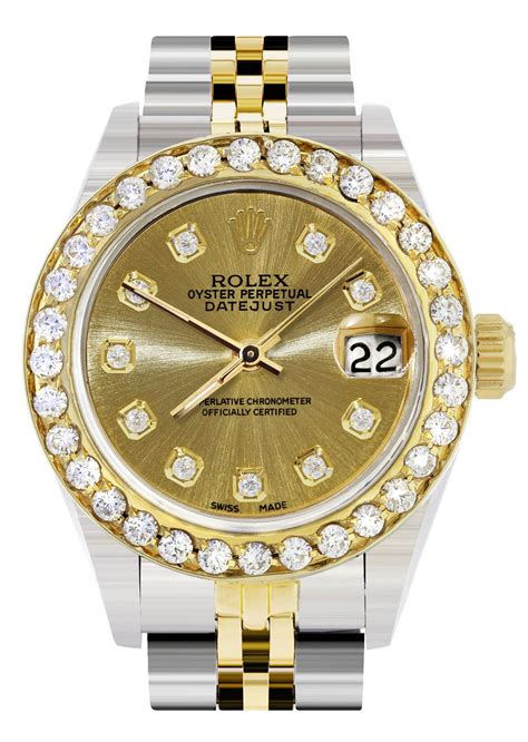 gold and diamond rolex watch|rolex watch diamond bezel prices.